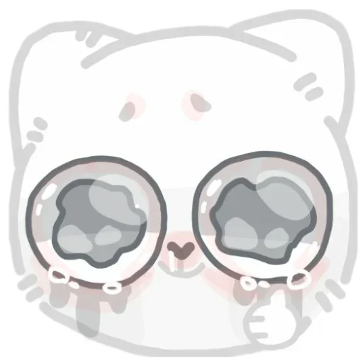 Эмодзи colored emotions kittens