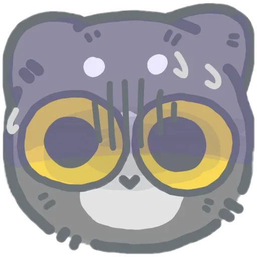 Эмодзи colored emotions kittens