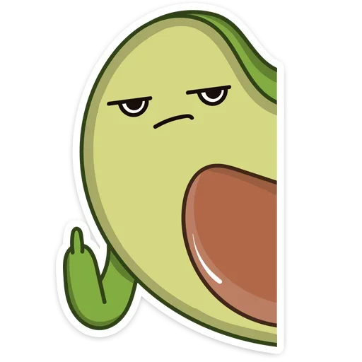 Эмодзи Авокадик