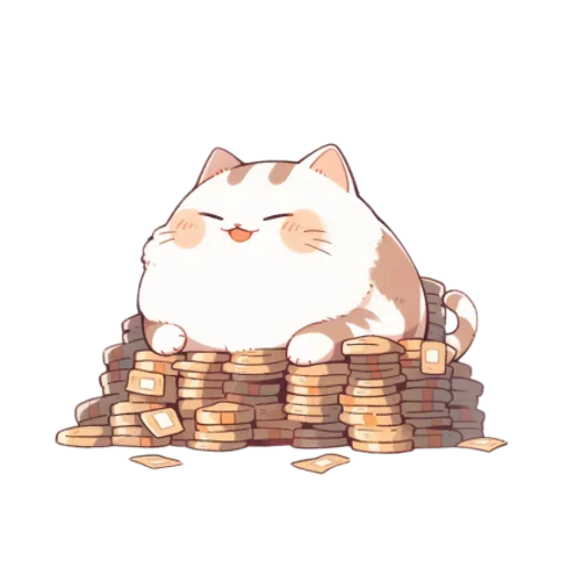 Эмодзи Толстые коты
