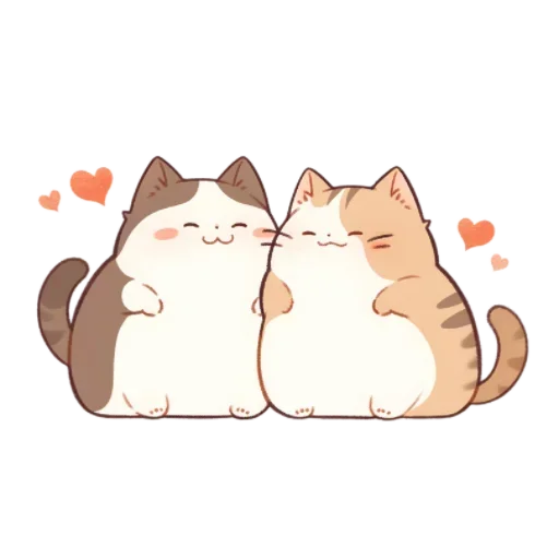 Эмодзи Толстые коты