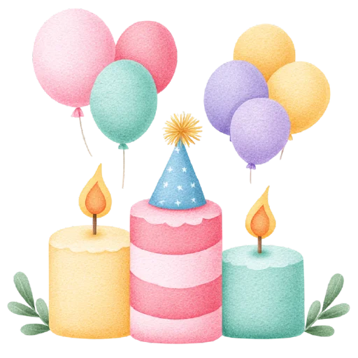 Эмодзи HAPPY BIRTHDAY