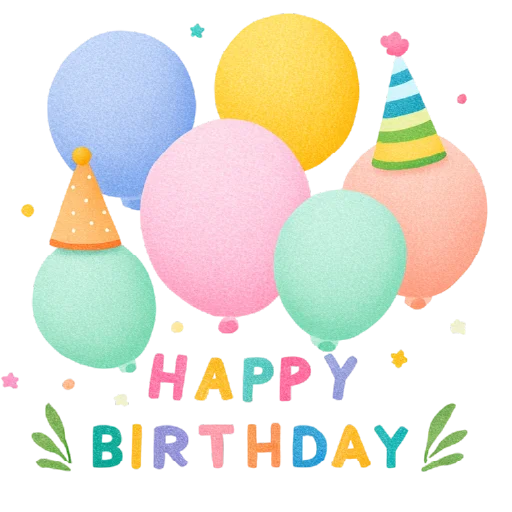 Эмодзи HAPPY BIRTHDAY