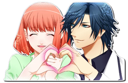 Эмодзи ANIME COUPLES [รקร]