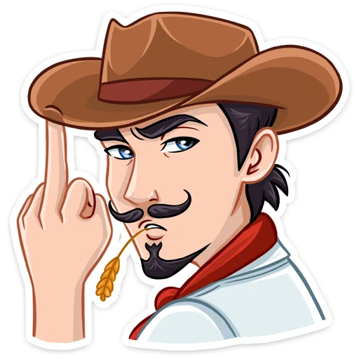 Эмодзи Ковбой Клинт