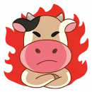 Эмодзи Momo Cow