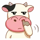 Эмодзи Momo Cow