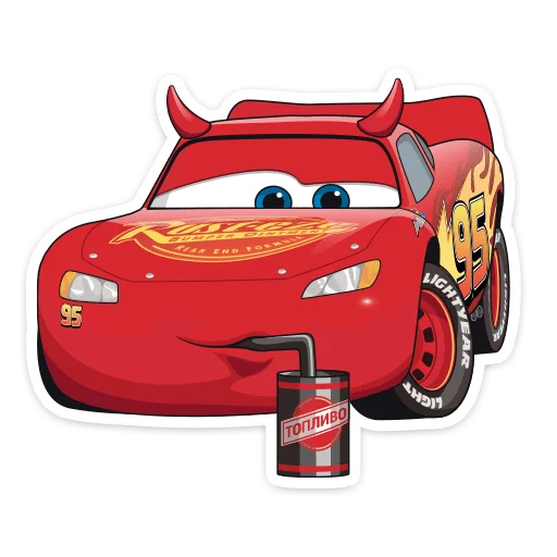 Эмодзи Страшилки с Тачками