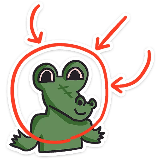 Эмодзи Кроко