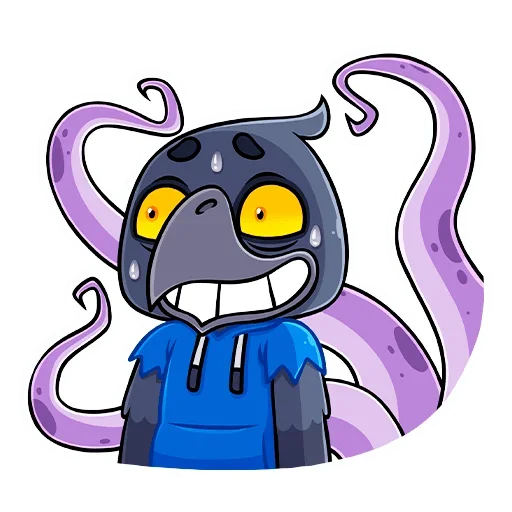 Эмодзи Ворон Кру