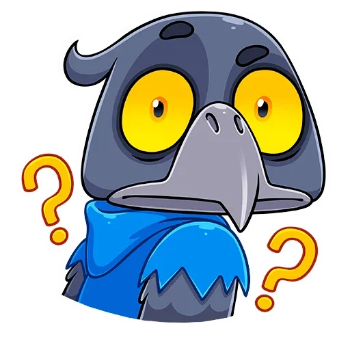 Эмодзи Ворон Кру