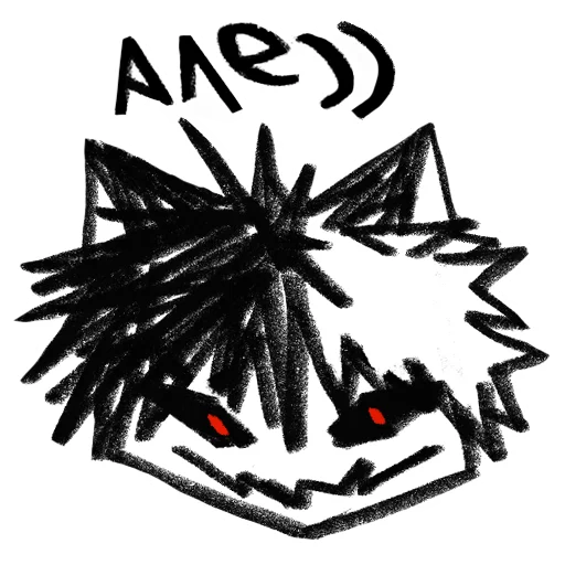 Эмодзи cursed cat