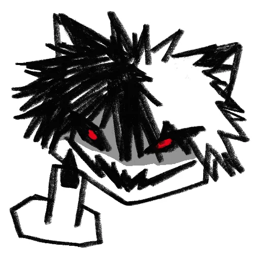 Эмодзи cursed cat