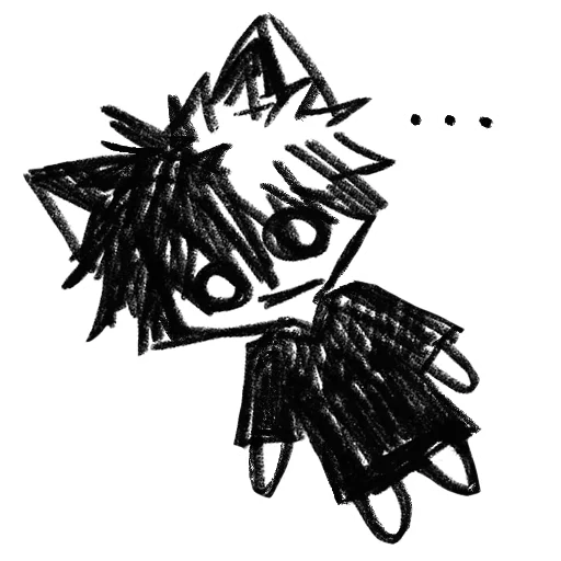 Эмодзи cursed cat
