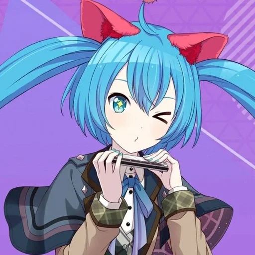 Эмодзи Hatsune Miku