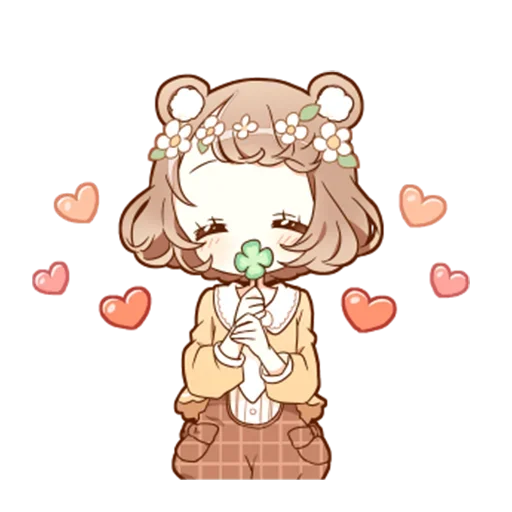 Эмодзи Милая тян