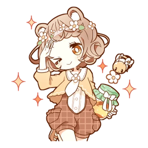 Эмодзи Милая тян