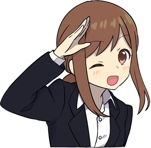 Эмодзи Cute Girl