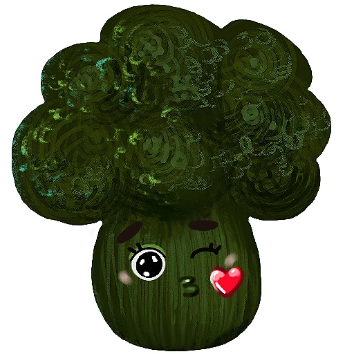 Эмодзи Милый Брокколь