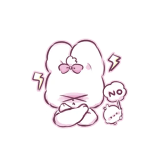 Эмодзи cute bunny