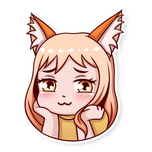 Эмодзи Cute Lisya