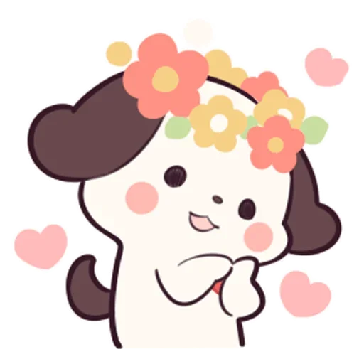 Эмодзи Милый щенок | Cute Puppy