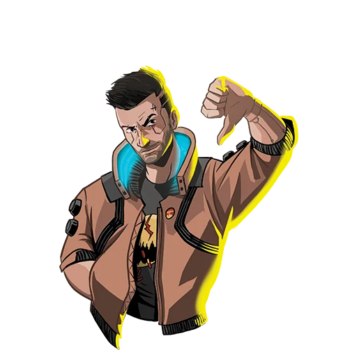 Эмодзи Cyberpunk 2077