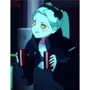 Эмодзи Cyberpunk Edgerunners Rebecca