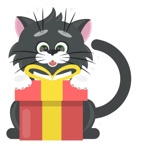 Эмодзи Dark Cat