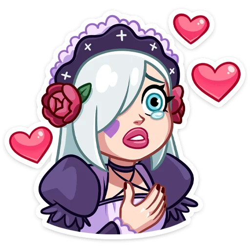 Эмодзи Темная Леди