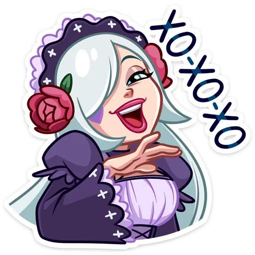 Эмодзи Темная Леди