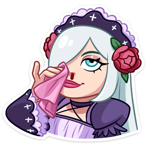 Эмодзи Темная Леди