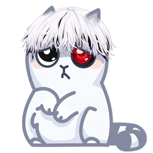 Эмодзи DEAD INSIDE PERSIK (GREY ED)