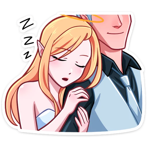 Эмодзи Демон и Ангелица