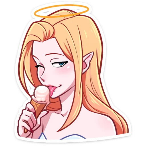 Эмодзи Демон и Ангелица