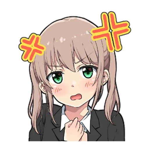 Эмодзи Девочка тян