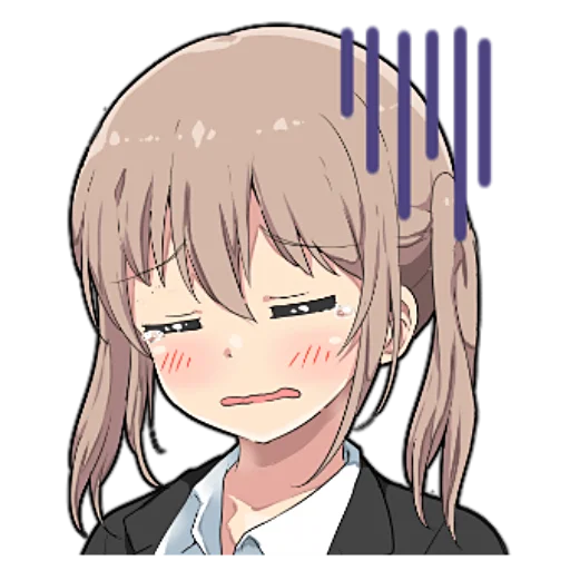 Эмодзи Девочка тян