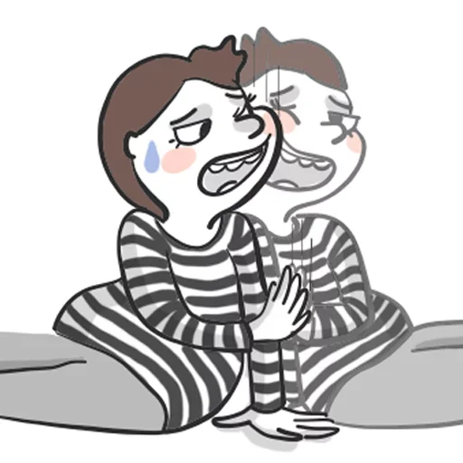 Эмодзи Переходный Возраст Девушки и Мишки