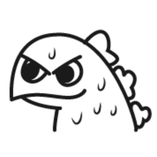 Эмодзи 小恐龙高清版