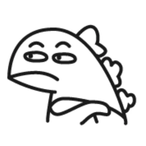 Эмодзи 小恐龙高清版