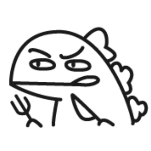 Эмодзи 小恐龙高清版