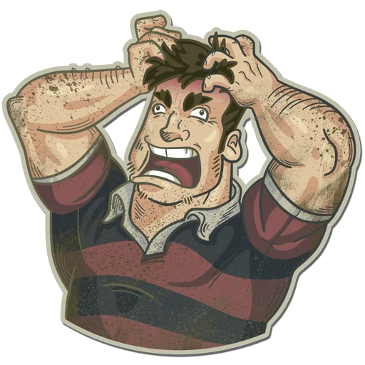 Эмодзи Dirty Rugby