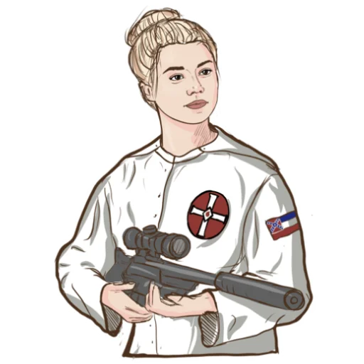 Эмодзи KKK Girl