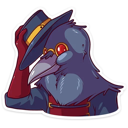 Эмодзи Доктор Кроу