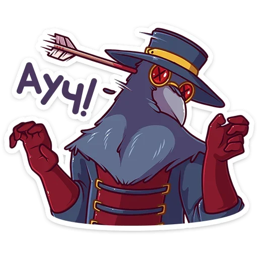 Эмодзи Доктор Кроу