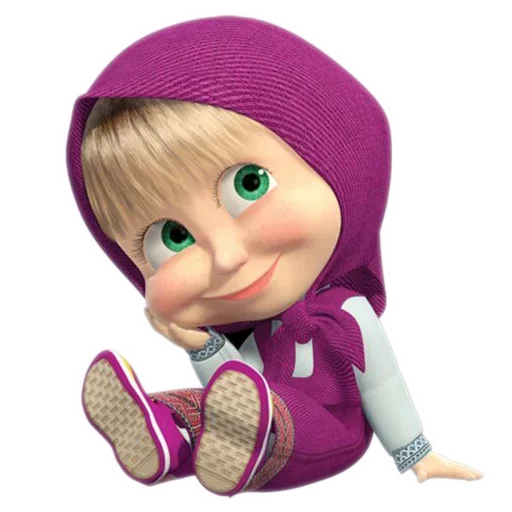 Эмодзи маша и медведь