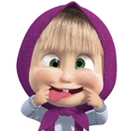 Эмодзи маша и медведь