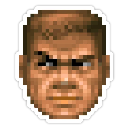 Эмодзи Doom Slayer