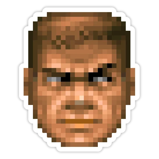 Эмодзи Doom Slayer