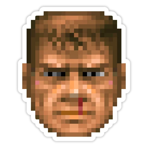 Эмодзи Doom Slayer